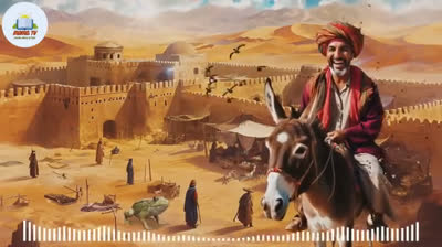 مجموعة قصص جحا الممتعة والمسلية، قصص قبل النوم، ضع السماعات واستمع ✨️ الحلقة 15 - راديو موسيقي زين