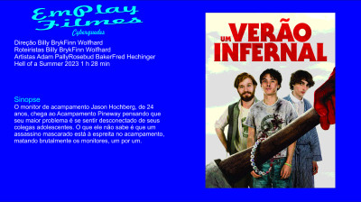 Um Verão Infernal (2023) Comédia, terror