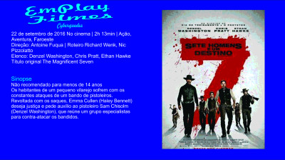 Sete Homens e Um Destino (2016) Ação, Faroeste
