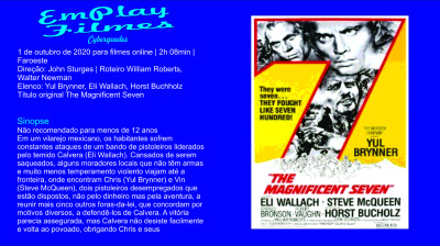 Sete Homens e Um Destino (1960) Ação, Faroeste