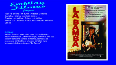 La Bamba (1987) Drama, Comédia, Biopic