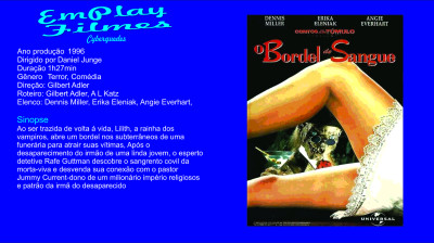 Contos do Além Túmulo - O Bordel de Sangue (1996) Terror, Comédia