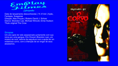 O Corvo (1994) Brandon Lee # Ação, Fantasia, Suspense