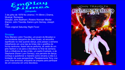 Os Embalos de Sábado à Noite (1977) John Travolta # Drama, Musical, Romance