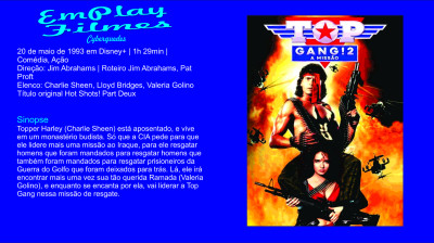 Top Gang 2 - A Missão (1993) Charlie Sheen # Comédia, Ação