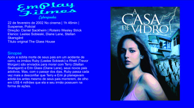 A Casa de Vidro (2001) Suspense, Policial