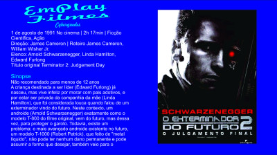 O Exterminador do Futuro 2 - O Julgamento Final (1991) Arnold Schwarzenegger # Ficção Científica, Ação