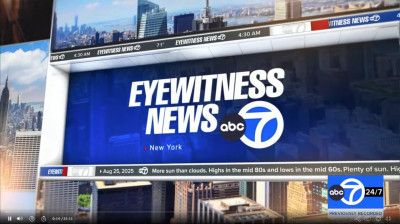 WABC Channel 7 Eyewitness News This Morning 4:30AM open - August 25, 2025