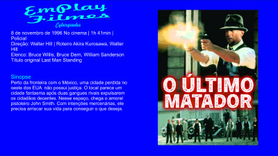 O Último Matador (1996)  Bruce Willis, # Policial
