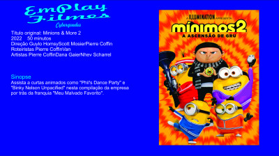 Curtas dos Minions Vol 2 (2022) Animação, Família