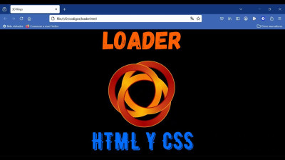 Cómo crear un loader en HTML y CSS - Web development