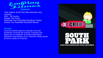 South Park Não Recomendado Para Menores (2023) Animação, Comédia
