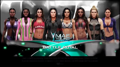 Nikki Bella vs Natalya vs Naomi vs Peyton Royce vs Tamina vs Alicia Fox vs Jacqueline vs Ivory (WWE 2K19)