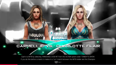 Carmella vs Charlotte Flair (WWE 2K19)
